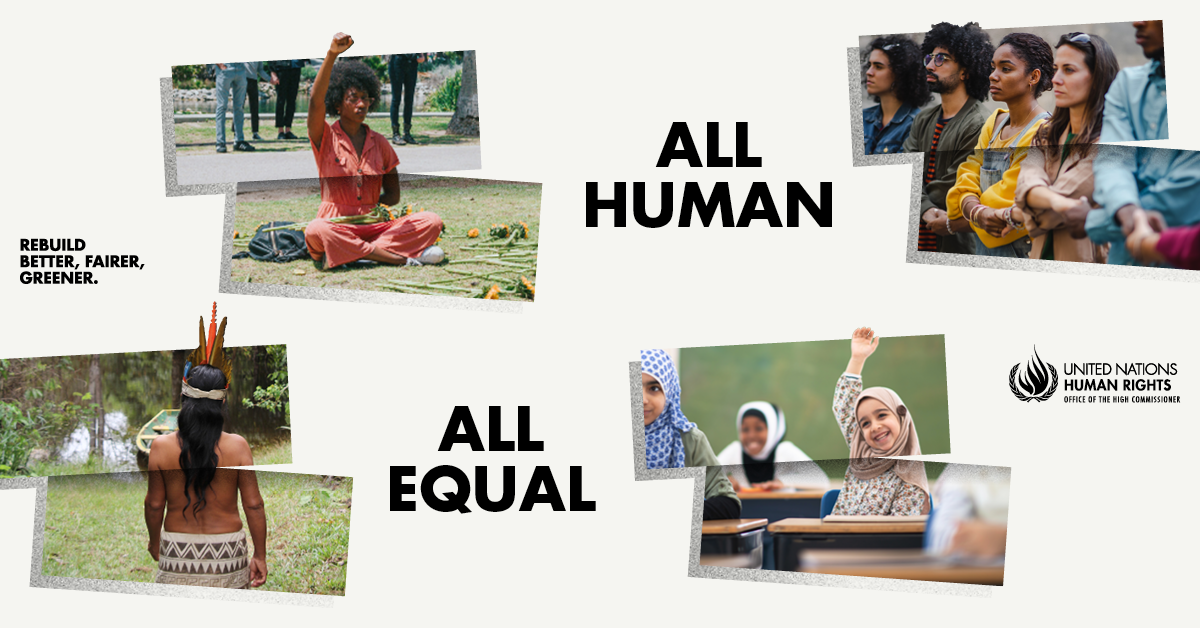UN Human Rights Day 2021 campaign photo