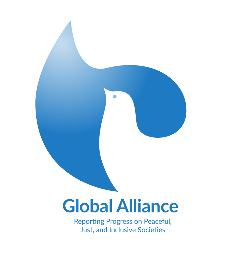 Global Alliance logo - Reporting Progress on Peaceful, Just, and Inclusive Societies