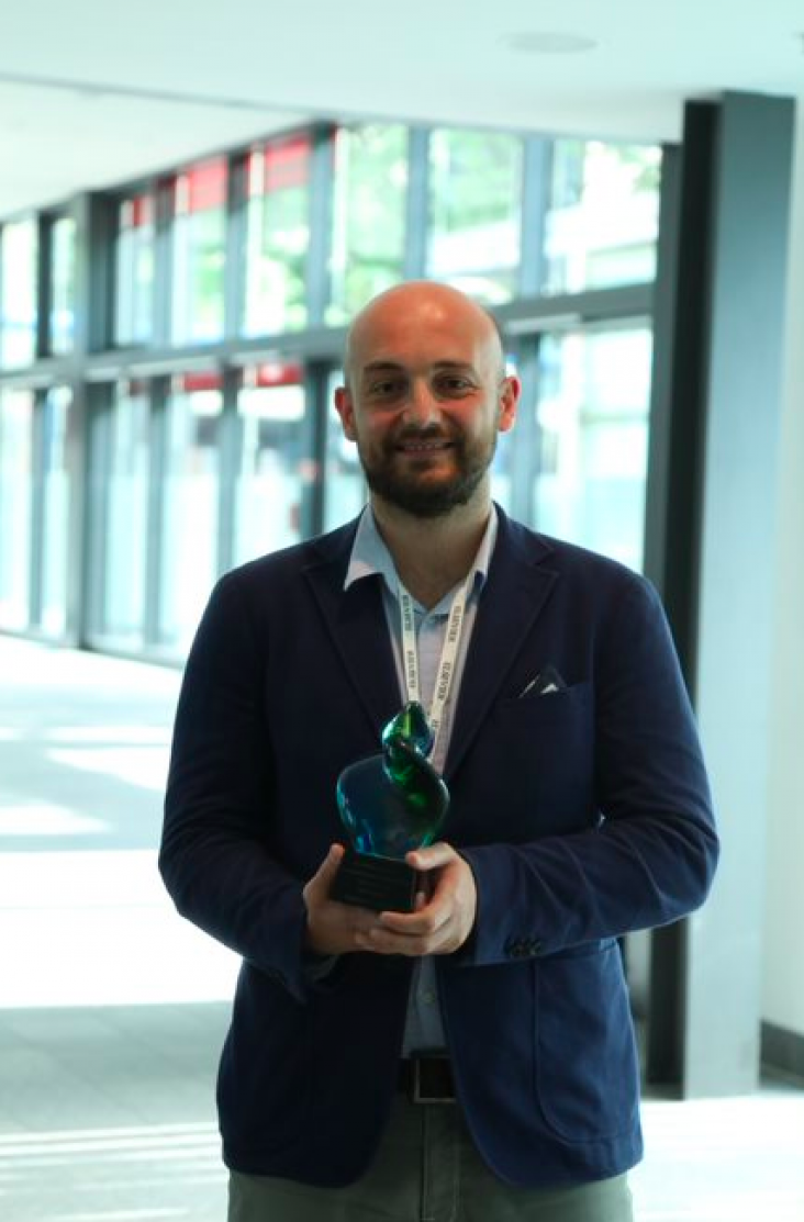 2018 Elsevier Foundation Green and Sustainable Chemistry Challenge second prize winner, Dr. Alessio Admiano 