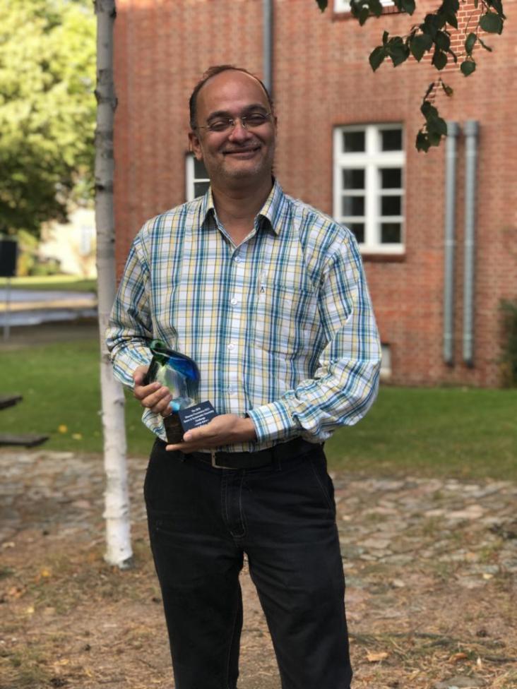 2019 Elsevier Foundation Green and Sustainable Chemistry Challenge second prize winner, Dr. Ankur Patwardhan 