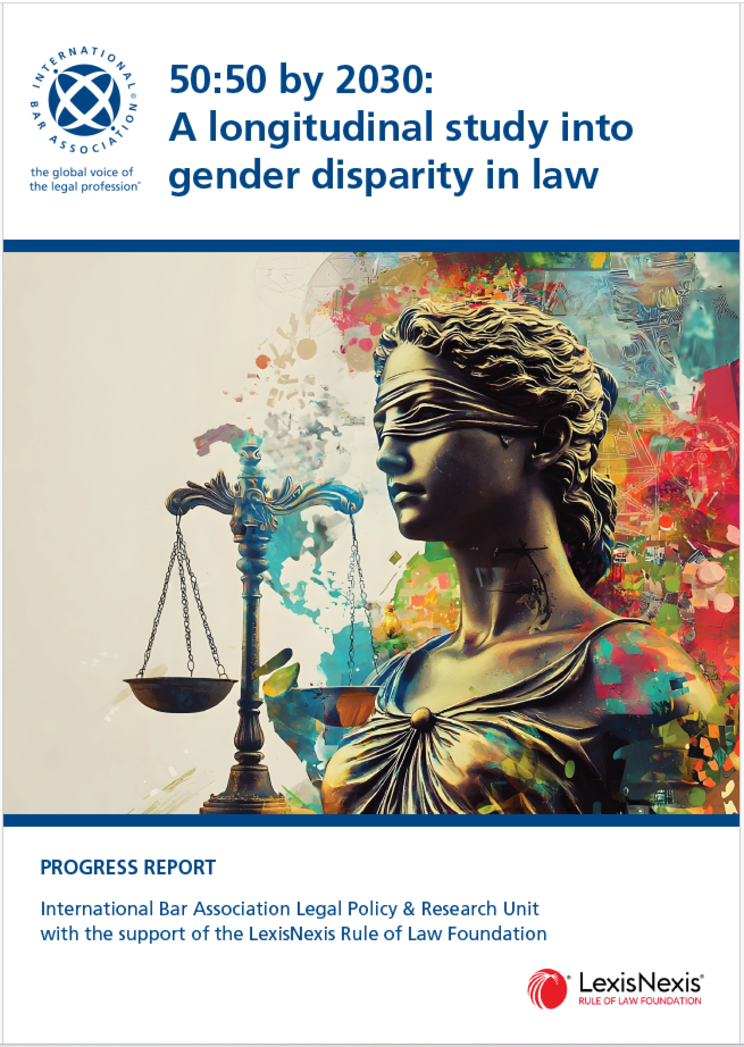 Front cover image of 50:50 by 2030 report
