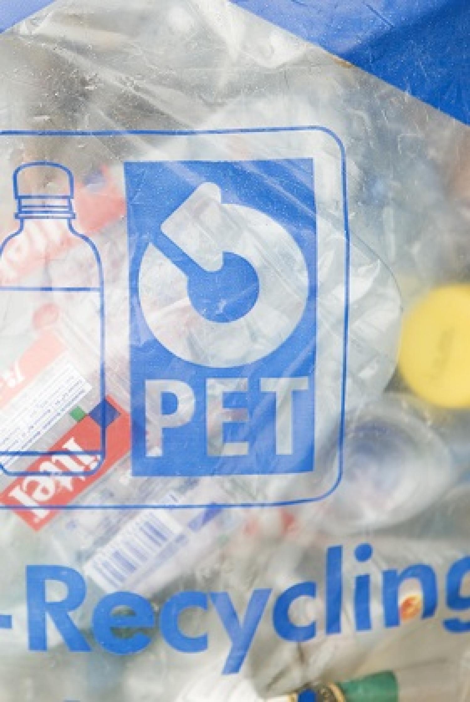 Plastics recycling - PET Recycling bag