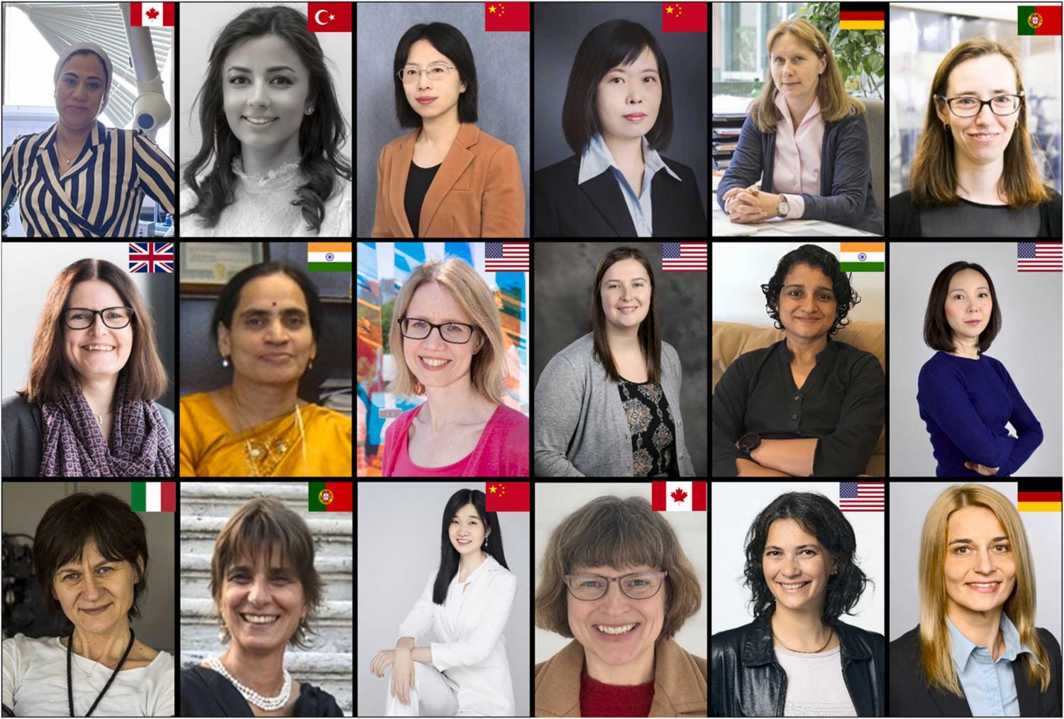 Fig. 1. Outstanding women scientists across the globe who are making an impact in chemical engineering research and education.