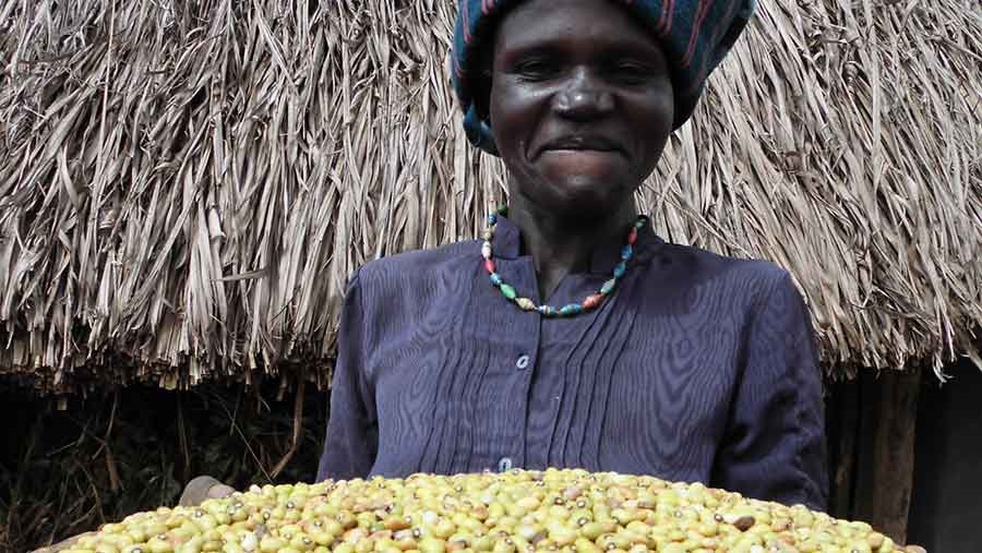 A farmer in Uganda